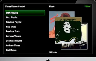 iTunes allows it to (remote) control your music and to present (bought or rented) movies and TV shows.