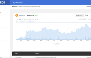 Bitroz wallet screenshot 1