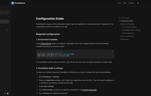 Extensive documentation helps developers to set up and start building quickly.