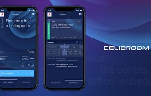 Book a meeting by using only personal smartphone. 