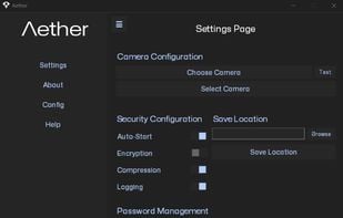 Settings Section
