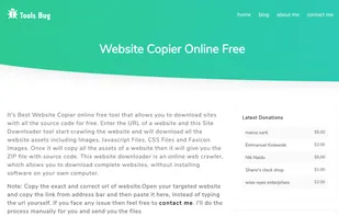 Website Copier Online Free screenshot 1