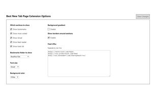 Best New Tab Page Extension screenshot 1