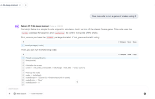 Falcon Chat screenshot 1