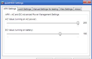 Config window