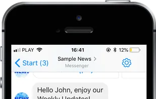 Pushletter screenshot 1