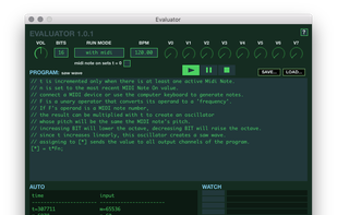 Evaluator screenshot 3