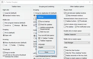 7+ Taskbar Tweaker screenshot 1