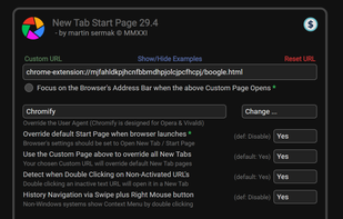 New Tab Start Page screenshot 2