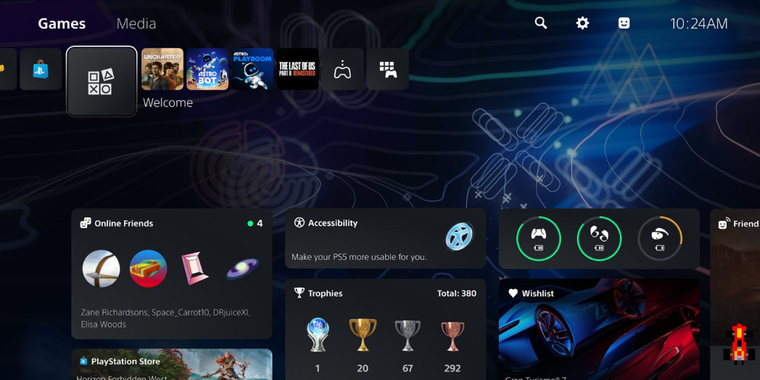 PlayStation 5 major update: Welcome Hub, Party Share, and personalized 3D audio profiles image