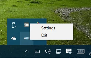 Tray Menu (Win10)