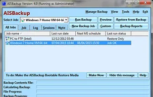 AISBackup screenshot 1