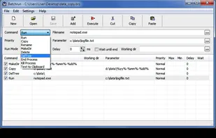 Batchrun screenshot 2