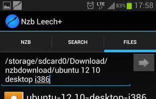 Nzb Leech screenshot 1