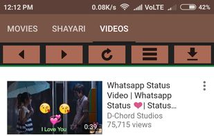 Videos, Whatsapp Status and more