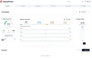 SparkyFitness screenshot 1