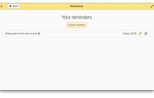 Reminduck screenshot 3
