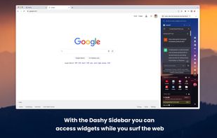 Dashy: New Tab Dashbard and Sidebar screenshot 2