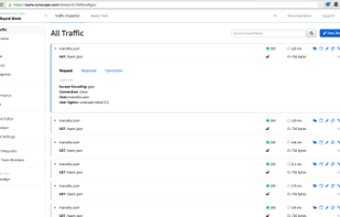 Runscope screenshot 1