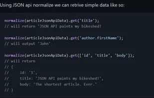 JSON api normalize screenshot 1