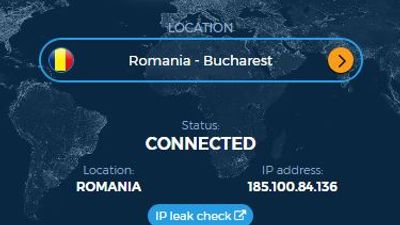 SecureProxy addon (Chromium) - Connect tab
