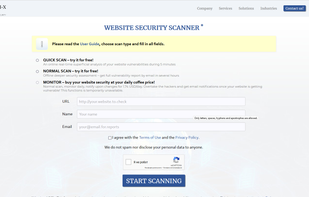 Website Security Scanner screenshot 1