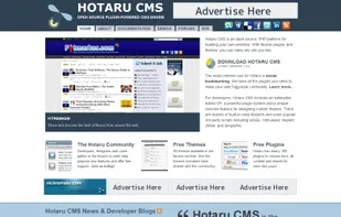 HotaruCMS homepage