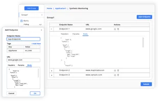 Easy API and endpoint observability through Synthetics