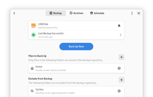 Pika Backup screenshot 1