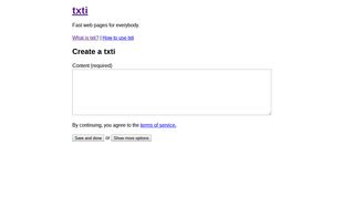 Txti screenshot 1