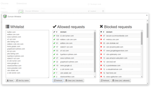 Domain Whitelist screenshot 1