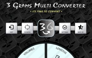 3 Grams Multi Converter screenshot 1