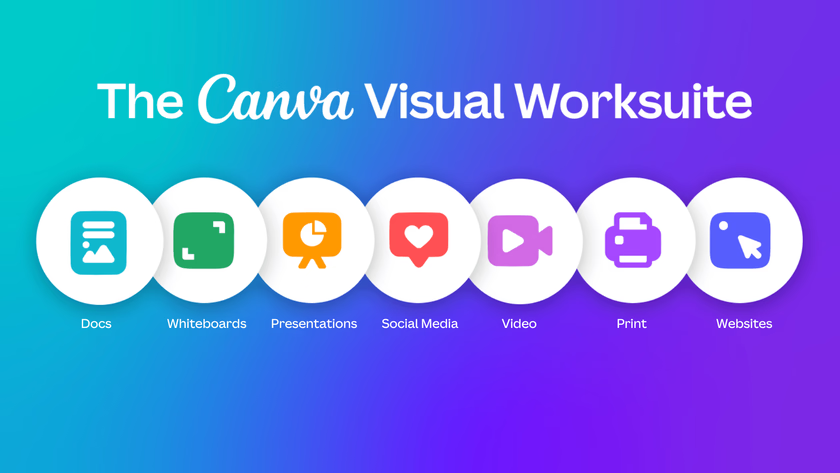 Canva unveils the Visual Worksuite application family to serve as an alternative to creative/office suites