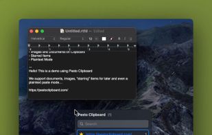 Pesto Clipboard screenshot 1
