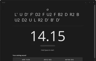 Tesseract Speed Cubing Timer screenshot 1