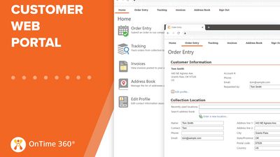 The Customer Web Portal makes order entry fast and easy for your customers and gives them a place to track orders and pay invoices.