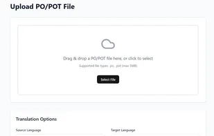 po-file upload dashboard