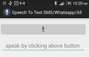 Speech To Text for SMS/Whatsapp screenshot 2