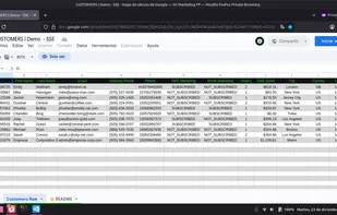 The attached screenshot displays a sample of the raw data columns. The application is designed to extract these specific fields exclusively.