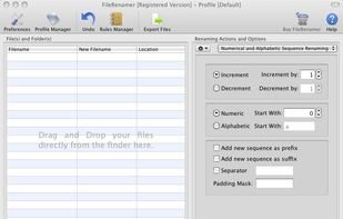 File Renamer screenshot 1