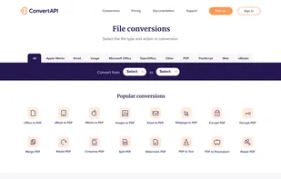 ConvertAPI screenshot 2