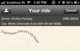 Ola Cabs screenshot 2
