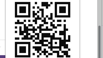 QR codes can be generated with any size.