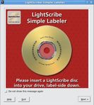 LightScribe Simple Labeler screenshot 1