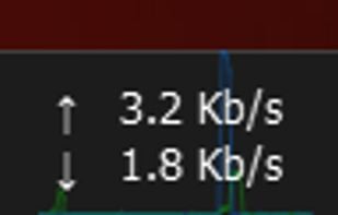 NetSpeedTray screenshot 1