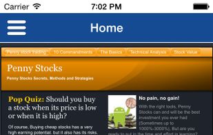 Penny Stocks - Trading Course screenshot 1