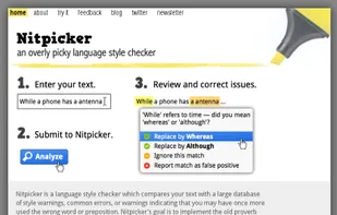 Nitpicker screenshot 1