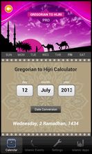 Islamic Calendar Pro screenshot 2