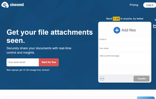 Sinosend screenshot 1