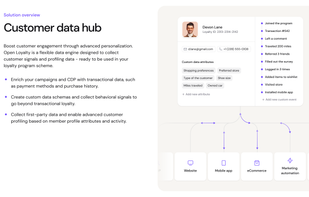 Boost customer engagement through advanced personalization. Enrich your campaigns and CDP with transactional data, such as payment methods and purchase history.